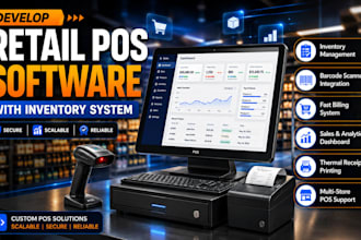 develop retail pos software with inventory system