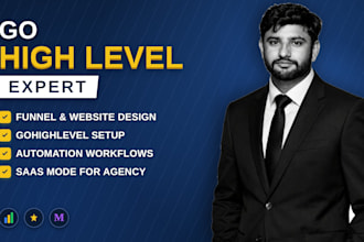 set up gohighlevel automation, funnels, and saas mode for your agency