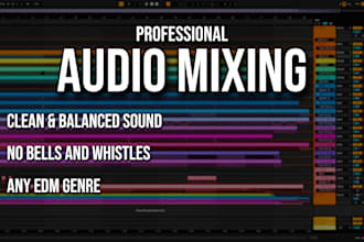 mix your track with no bells and whistles