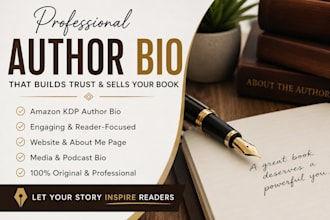 craft a powerful author bio for KDP and amazon authors