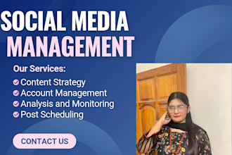 be your social media manager social media marketing