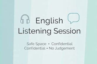 provide virtual chat and emotional support in english