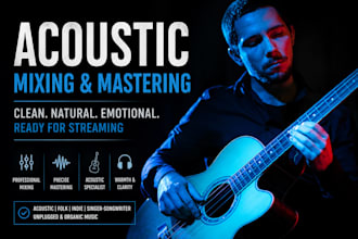 mix your acoustic track professionally