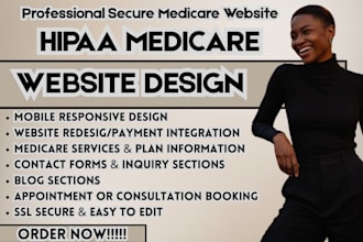 medicare website healthcare agency website senior care website health consultant