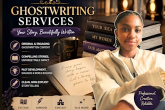 ghost write your story and develop it