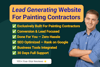 build painting contractor website for your painting company to generate leads