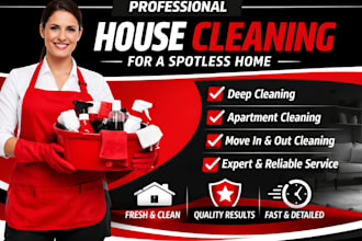 provide professional house cleaning for a spotless home