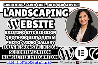 landscaping website lawn care website gardening website outdoor service website