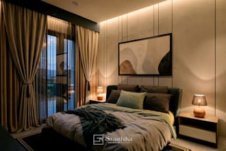design modern aesthetic interiors with 3d