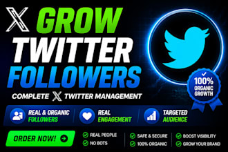 organically grow your twitter x followers engagement and audience growth