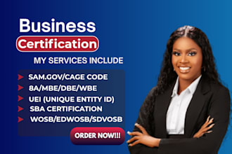 sam gov uei cage code wosb, edwosb, mbe, 8a, dbe, mwbe, wbe, vosb samgov renewal