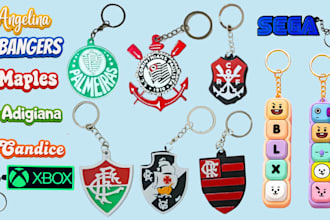 design 3d keychain, 3d lightbox, coaster from image logo in stl and 3mf in 10hrs