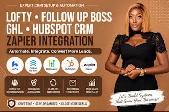 setup lofty follow up boss ghl hubspot crm zapier integration