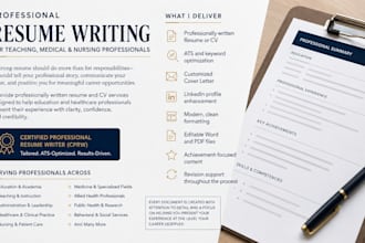 craft a professional healthcare resume medical nurse biotech surgeon pharmacist