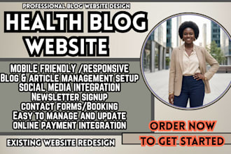health blog website nutrition blog site fitness website wellness medical site