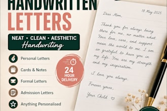write anything with my beautiful handwriting