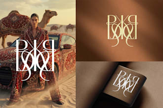 design a luxury monogram logo for your brand