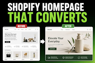 redesign your shopify homepage for better conversions