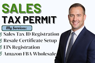 register sales tax permit resale certificate or sales tax license