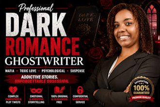 ghostwrite addictive dark romance novel or suspense and psychology novel