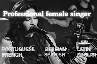 be your female pop singer edm singer female singer and vocalist female pop song