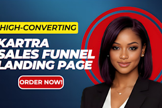 be your kartra expert, build kartra sales funnel and website automation