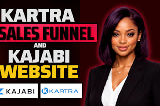 build kartra sales funnels and landing pages with kajabi website or clickfunnels