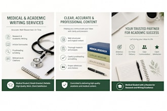 do medical research, summaries, and academic writing