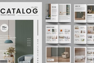 design luxury kitchen cabinet catalog, interior brochure product catalog