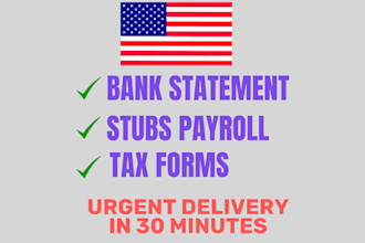 reconcile bank statement, stubs, w2, PDF to editable format