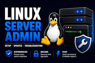 be your linux server admin