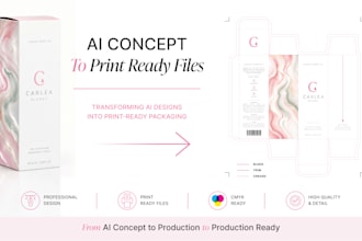 recreate your ai packaging as a print ready file
