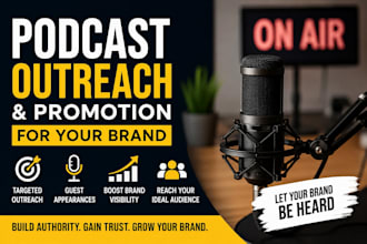 do podcast outreach and podcast promotion for your brand