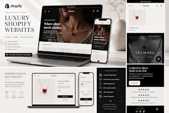 design a luxury shopify website for your brand