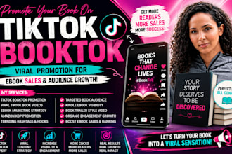 promote your book on tiktok booktok ebook sales viral tiktok booktok promotion