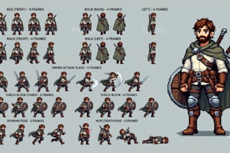 create pixel art sprite sheet pixel art animation pixel art character game art