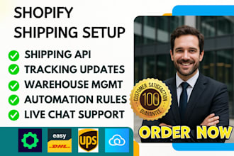 setup shopify shipping shipx shipstation sendcloud ups shipzip dhl shippo smart