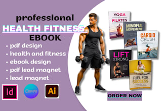 design health fitness ebook, workout activity plan, medical tracker, nutrition