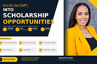 find fully funded scholarships, grants, and fellowships tailored to your profile