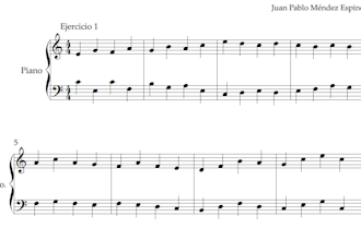 to transcribe the audio to piano score