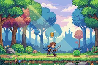 create high quality pixel art characters, spritesheets, and game assets