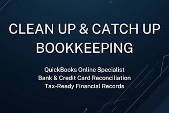 do expert canadian catch up bookkeeping and reconciliation