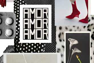 create fashion moodboards and collages