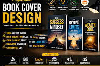do book cover design ebook cover design, kdp book cover, book design