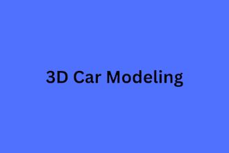 do professional 3d car modeling for your car
