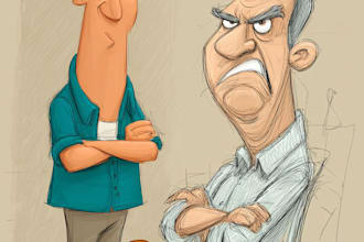 draw a caricature, cartoon caricatures