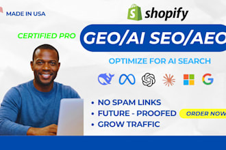 do shopify GEO, aeo and technical ai SEO optimization for chatgpt and google
