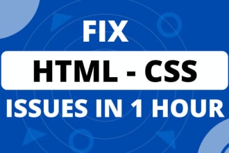 fix html, css, php, jquery, wordpress, magento, bootstrap issues within hour