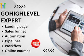 setup ghl gohighlevel sales funnel gohighlevel expert ghl automation