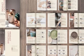 design kitchen cabinet marketing catalog company brochure for interior brands